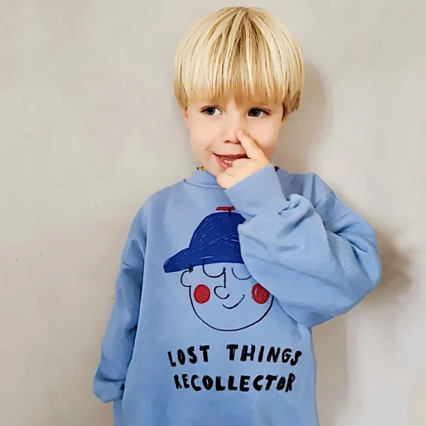 Ins New 2024 Kids Clothes Baby Boys Cartoon Sweaters Winter Clothes for Girls Kids Sweatshirts Long Sleeve O-neck Cute Sweater