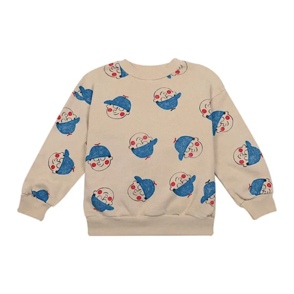 Ins New 2024 Kids Clothes Baby Boys Cartoon Sweaters Winter Clothes for Girls Kids Sweatshirts Long Sleeve O-neck Cute Sweater